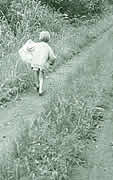Alice as a child in Uganda